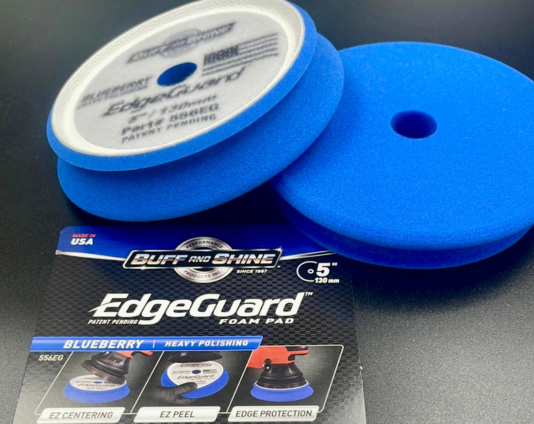 Edgeguard Foam Pad 5' Blueberry for Cut and Polish.