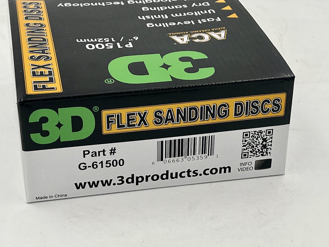 3D ACA Brown Flex P1500 6' Disc Orange