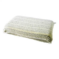 Large striped wax pad for tire dressing, 4 x 7 inches.