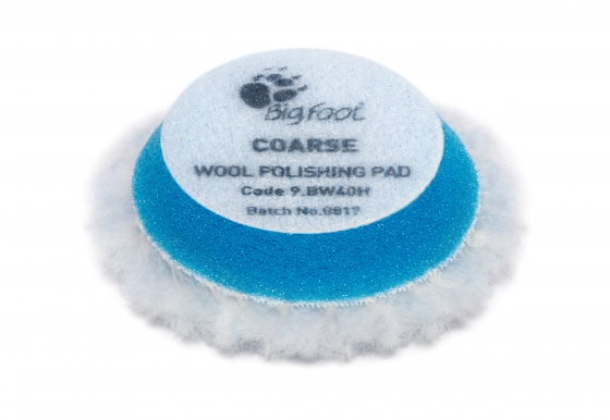 RUPES Blue Coarse Wool Polishing Pad  30-45 mm  (1-1.5 inch)   4-PACK