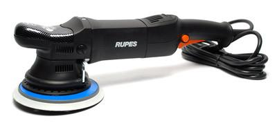 Rupes BigFoot LHR 21ES Random Orbital Polisher with ergonomic design and adjustable speed.