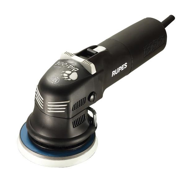 Rupes LHR12E Duetto Random Orbital Polisher with ergonomic design and speed control module.