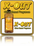 X-Out Air Freshener Concentrate 8 oz with citrus fragrance for long-lasting odor removal.