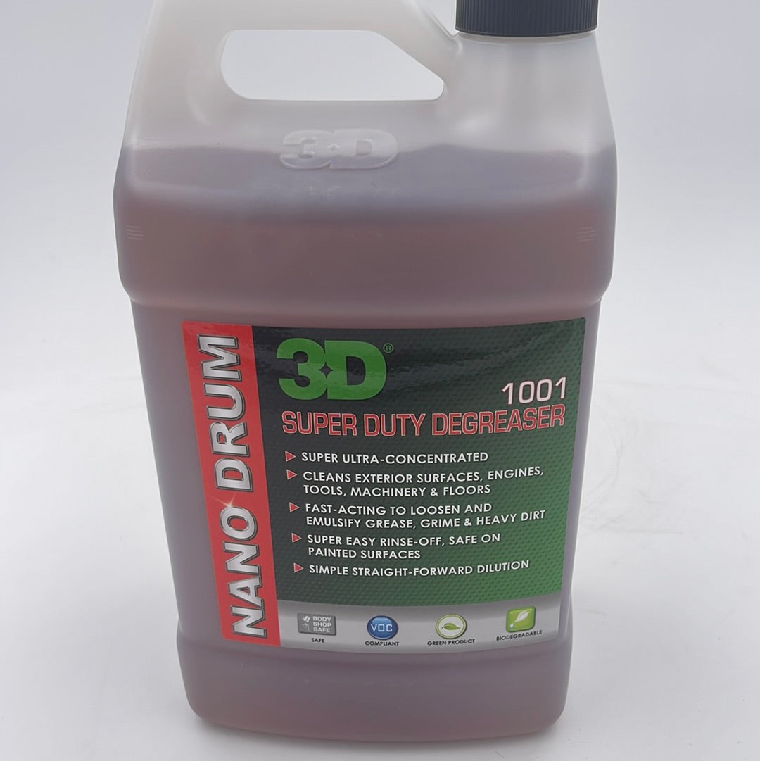 3D Super Duty Degreaser 1 Gal Nano Pail - concentrated cleaner for engines and machinery.