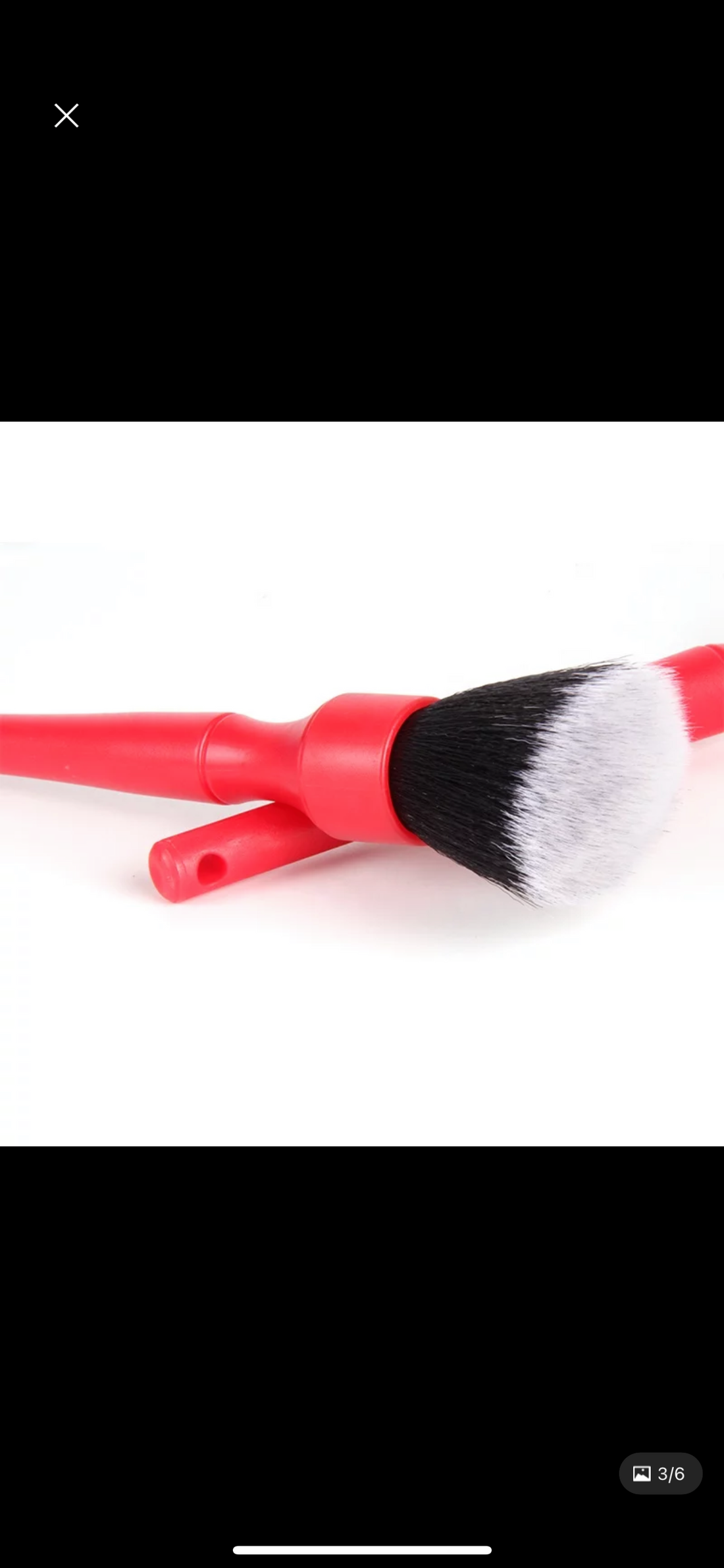 Red Super Soft Pastry Brush 10'