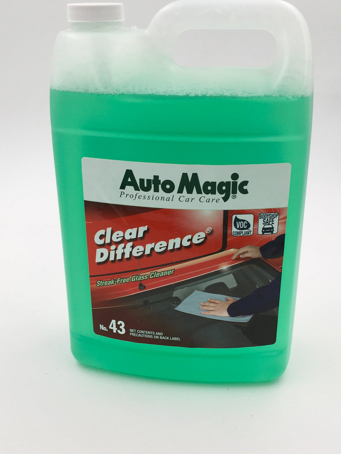 AutoMagic Clear Difference Glass Cleaner 1 Gal, professional car care product.