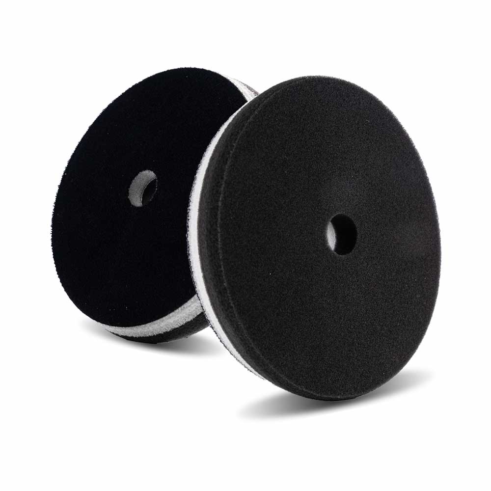 HDO Black Finish Pad 6.5 inch dual-layer foam with tapered profile for heat resistance and durability