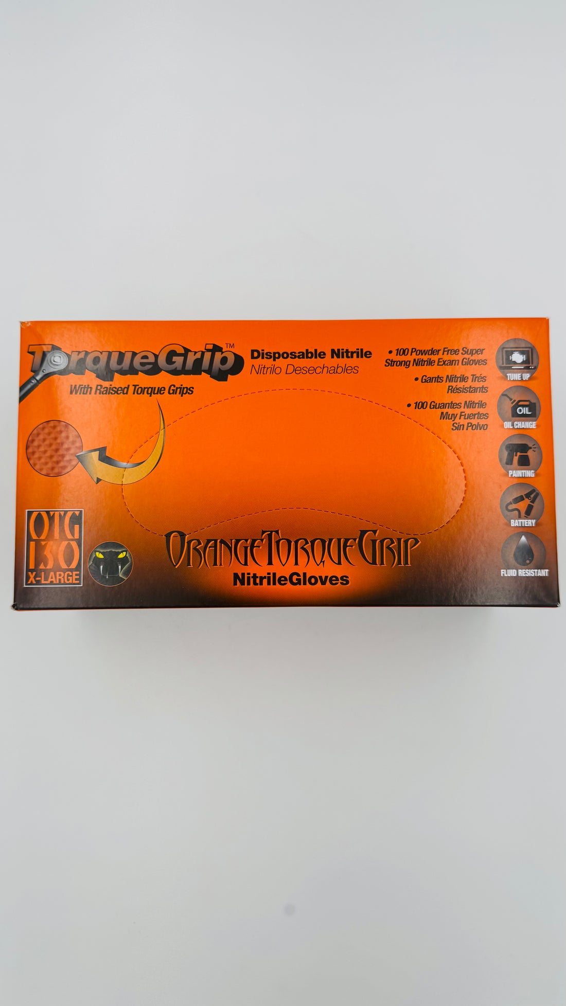 Orange Torque 8 MIL Nitrile X-Large Box