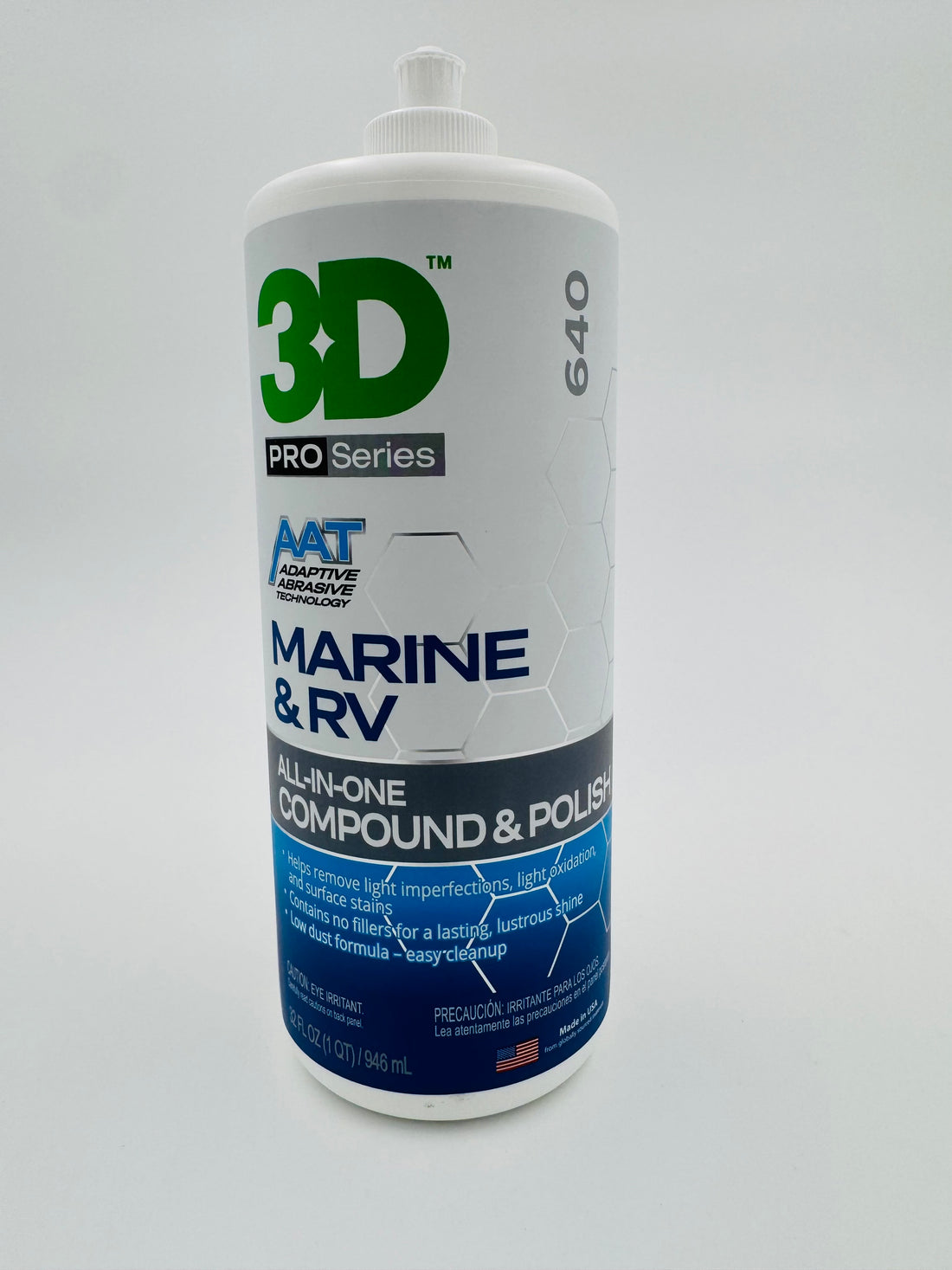 3D Marine & RV All in One Compound/Polish 32oz.