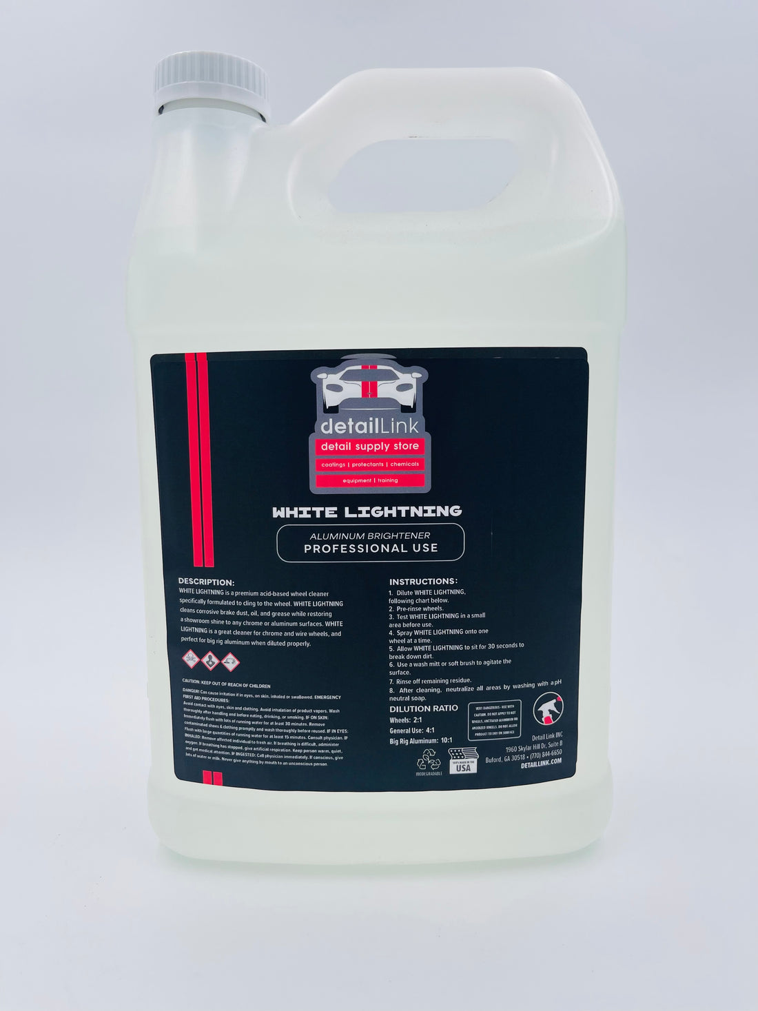 White Lightning 1 gallon ( Acid Concentrate )