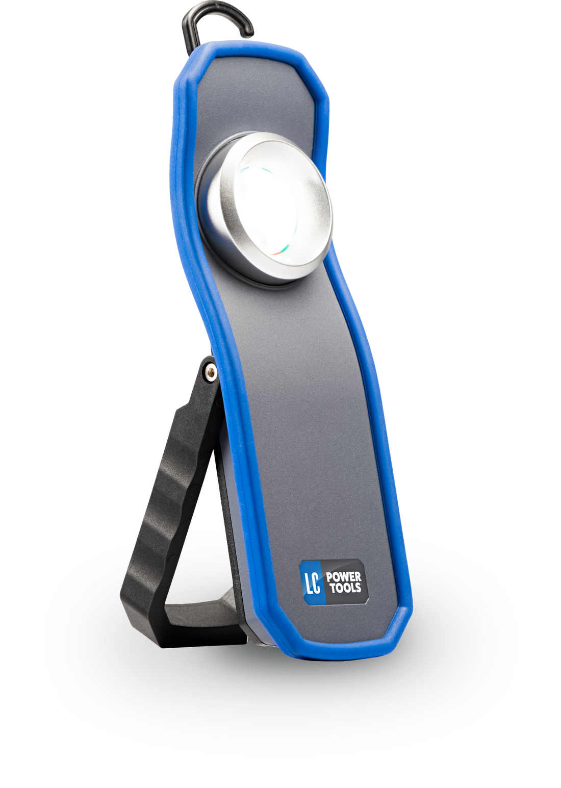 Lake Country Detailing Light portable work light with blue and black casing and built-in hook