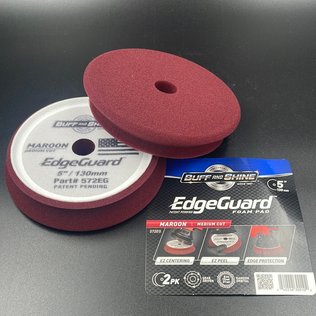 Edgeguard Foam Pad 5' Maroon Cutting Foam 2PK