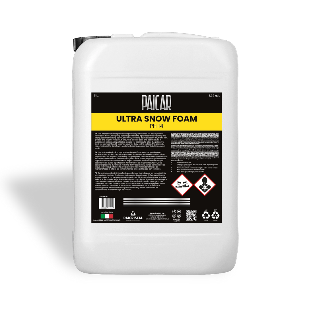 Paicar Ultra Snow Foam 5L