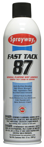 Fast Tack 87 General Purpose Mist Adhesive - 13 oz Aerosol Can