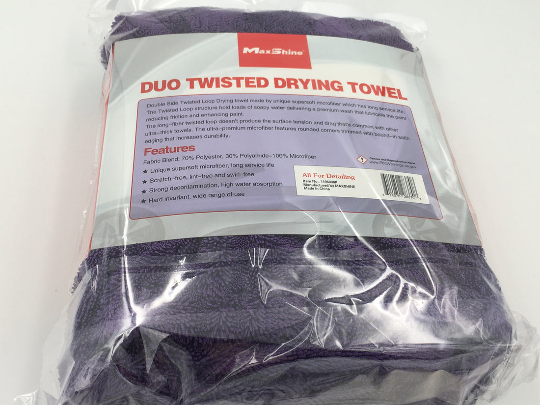 Microfiber Drying Towel 24x36 Purple