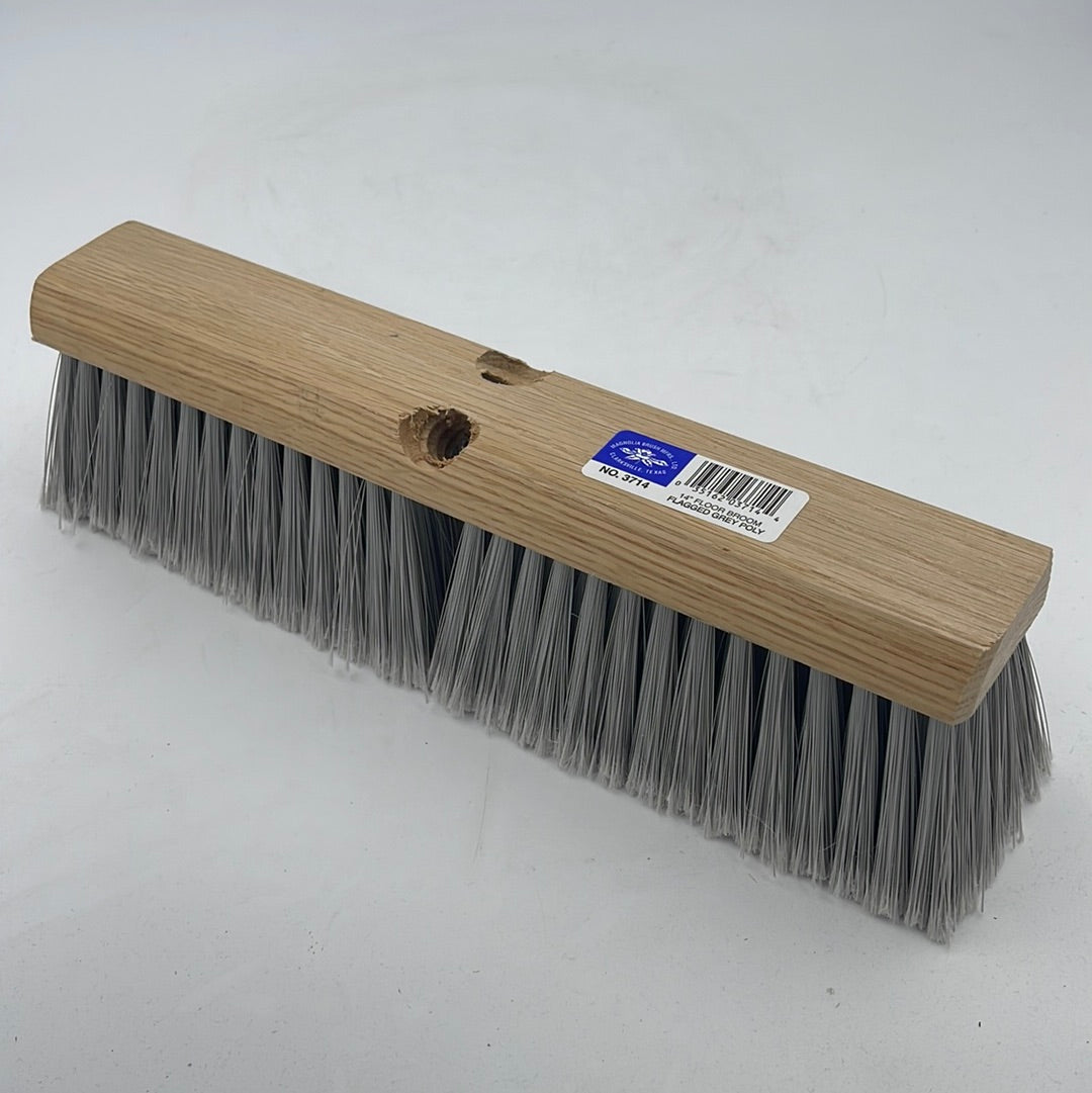14' Gray Truck Wash Brush Flagged Poly – Detaillink