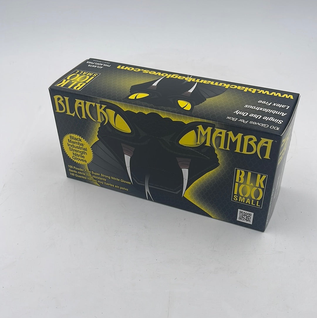 Black Mamba 6.25 MIL Nitrile Gloves- Small