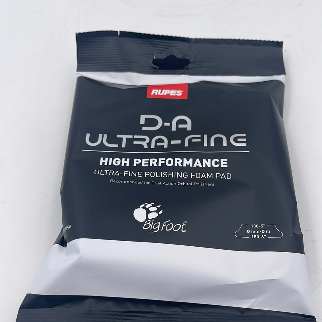 Ultrafine White DA foam pad, contour edge design, 100mm(4in)