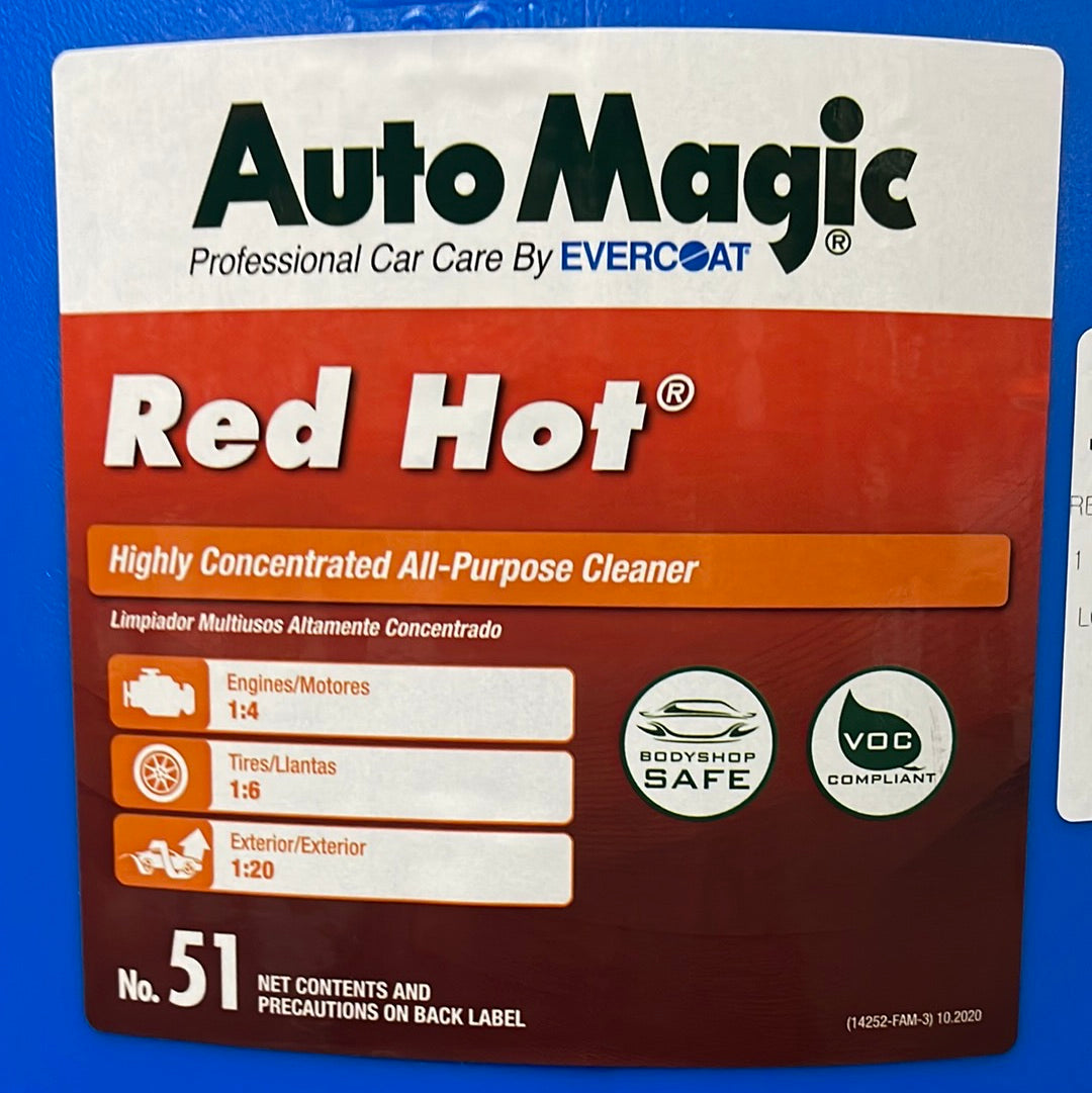 AutoMagic Red Hot All Purpose Cleaner 55 Gal