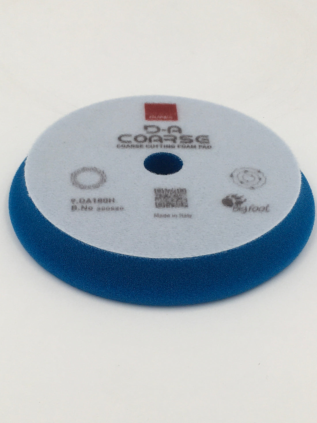 Coarse Blue DA foam pad, contour edge design, 180mm(7in)