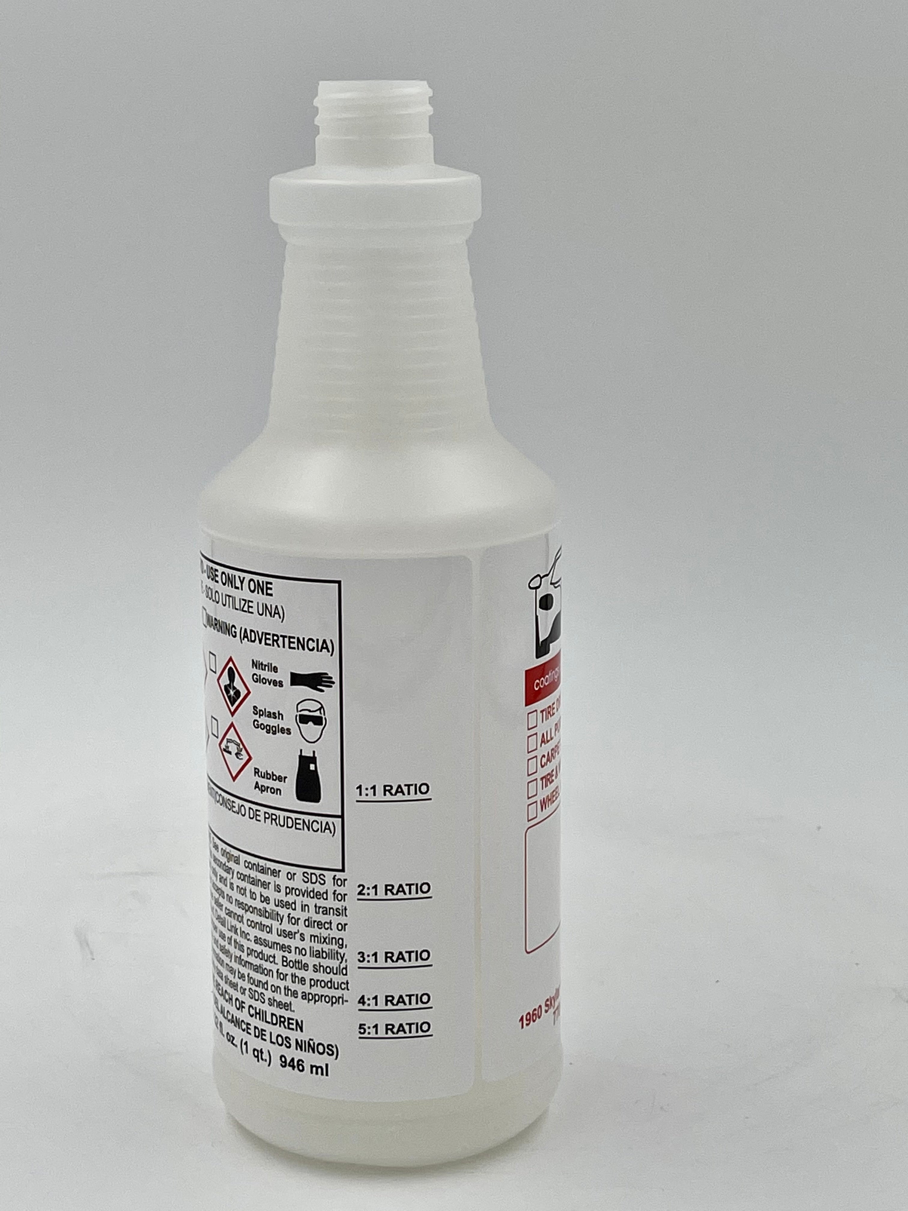32 oz DETAILLINK Bottle GHS Approved Spray Solution – Detaillink